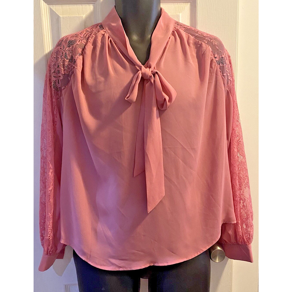 The New York And Company Pink Blouse Small